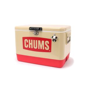 CHUMS - チャムスCHUMS  54L スチールクーラーボックス　カーキ CHUMS（チャムス） スチール クーラーボックス 54L CHUMS CH62-1802