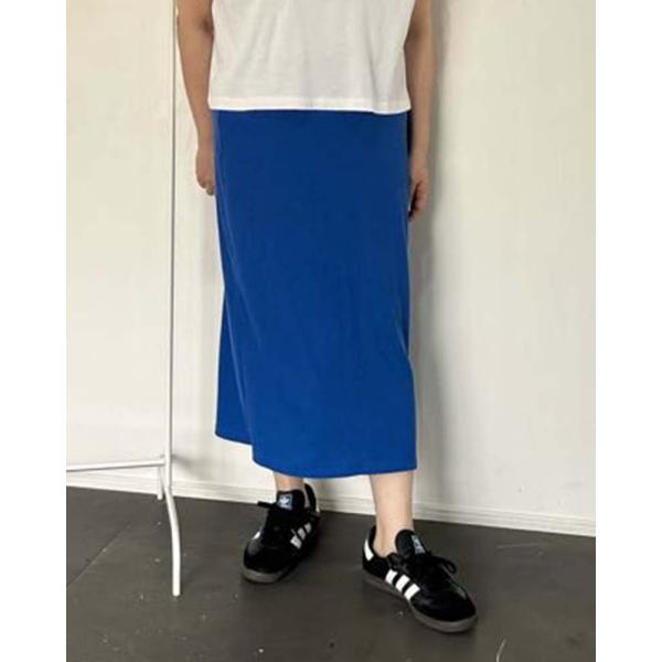 【otostyle】ストレッチリブIラインスカート
