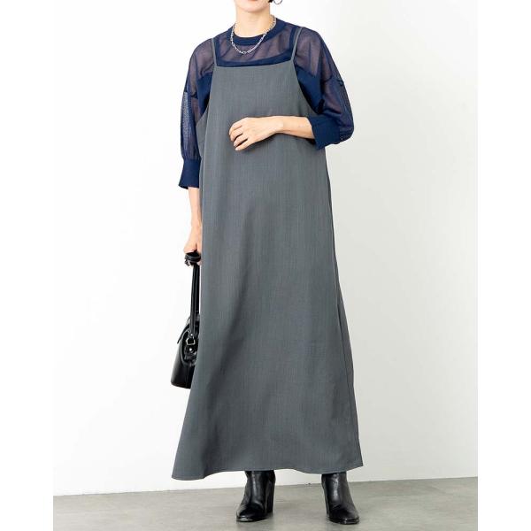 Iラインキャミソールワンピース