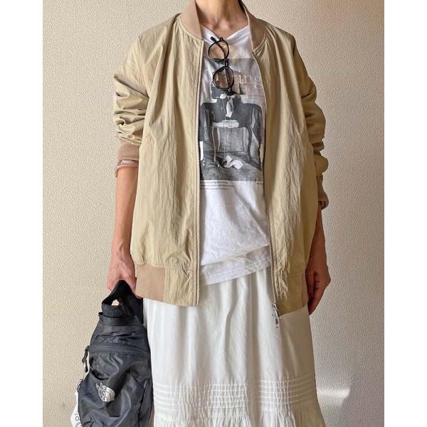 【Canaria Style】MA-1ライクナイロンブルゾン