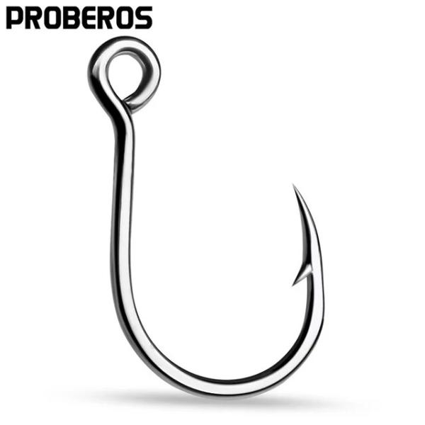 Proberos-シングルフィッシングフック,20個,6-4-2-1-1/0-2/0-3/0,ビッグ...