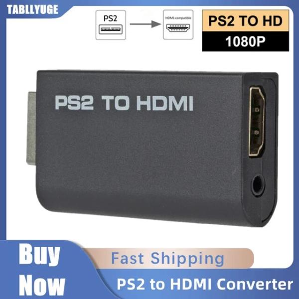 Ps2-hdmi互換コンバーター,1080p,フルHDビデオ変換伝送インターフェース,ゲームコンソー...