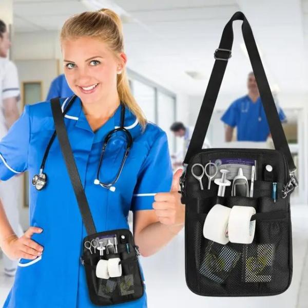 看護師の実用的なウエストバッグ,ポケットベルト,オーガナイザーポーチ,ツール,ユニセックス,2022