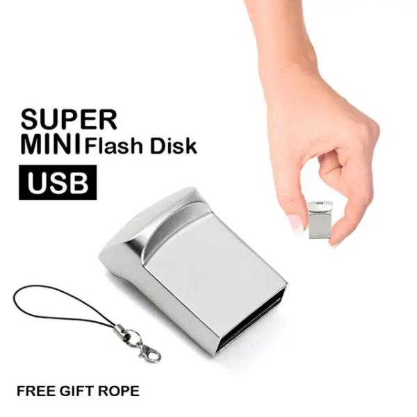 Super Mini Metal USB Flash Drives 64GB Creative Bu...