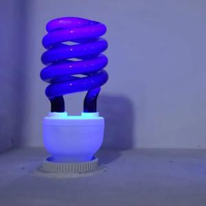 スパイラル型紫外線uvランプ20ワット40ワットブラックライトブルー電球蛍光検出ランプE27 220v 110vバイオレットランプ餌装飾