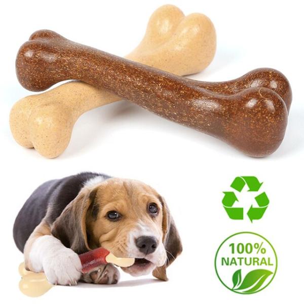 犬の骨のおもちゃ,小型,大型,無毒,噛み付き,歯のクリーニング,ペット製品