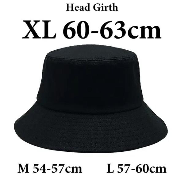 大きなヘッド付きの漁師の帽子,大きいサイズ,60-63cm,夏用,女性用の漁師の帽子,純綿,パンドラ...