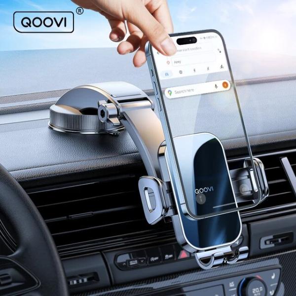 Qoovi-車の携帯電話ホルダー,gpsダッシュボードマウント,iphone 14 pro,sams...