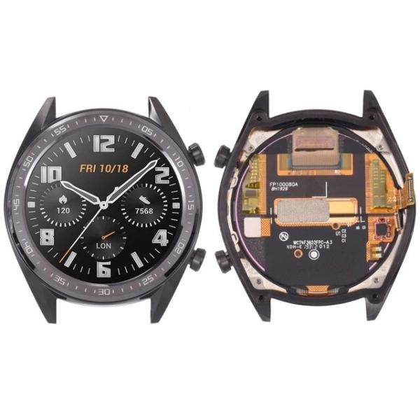 Huawei Watch gt1 46mm FTN-B19用のフレーム付きフルアセンブリLCDディス...