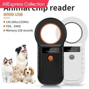 AliExpressコレクション 牛の犬、RFIDペットのスキャナー、マイクロチップタグの登録、13...