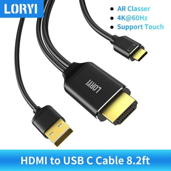 HDMI to USB-C 変換ケーブル Xreal Air AR 4K＠60Hz 2ｍ HDMI ...