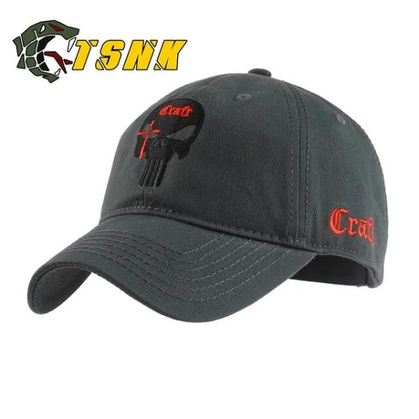 Tsnk-野球帽,男性と女性用,ミリタリースタイル,スナップクリップ付き