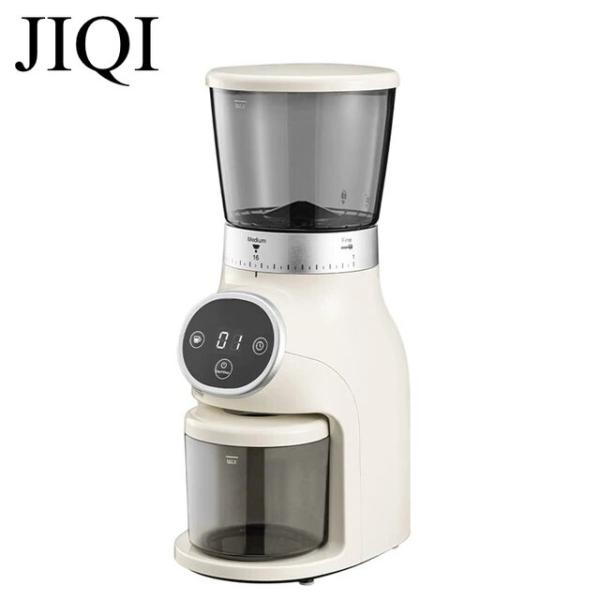 Jiqi-インテリジェント電気コーヒーグラインダー,家庭用,業務用,手動パンチ,エスプレッソ製品