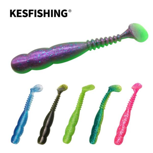 Kesfish-釣り用の人工ソフトシリコンベイト,魚を捕まえるためのルアー,海の匂い,115mm