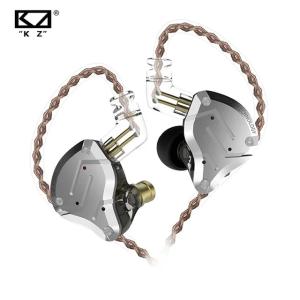 Kz-ノイズ抑制Hi-Fiヘッドフォン,10個のドライバーを備えた4baハイブリッドヘッドフォン,金属ヘッドホン,モデルzs10 pro｜itemselect