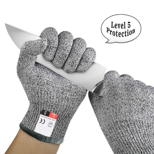 抗カット屋外釣り手袋ナイフカットにくい保護タッチスクリーン抗スリップ超薄型鋼線メッシュ手袋