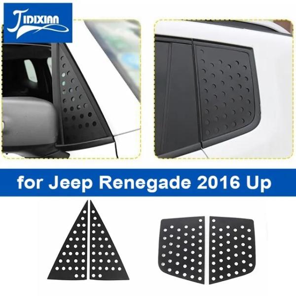 Jdixian-車のフロントリア窓ガラス装飾カバー、jeep Rebogade、2016、2017、...