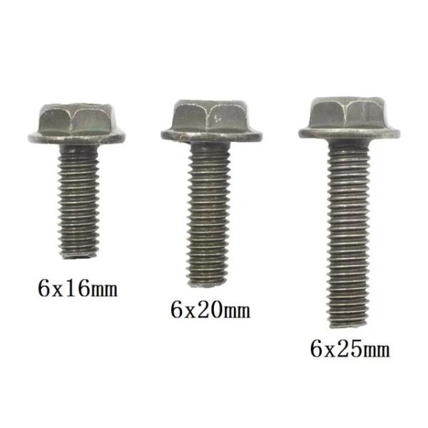 ボルト6mm,16mm,20mm,25mm,または10個,自動車用金属ナット,リベット取り付け