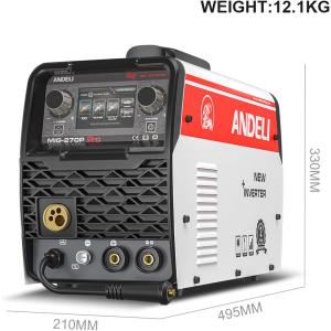 ANDELI 半自動溶接機 アルミ溶接可能 2...の詳細画像1