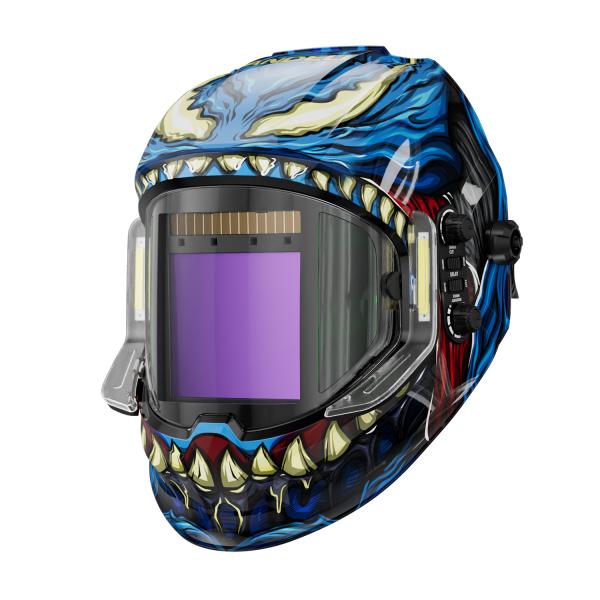 ANDELI 溶接面 LED付 自動遮光溶接面 - 遮光度5-8/9-13 溶接マスク 広視野 TI...