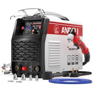 ANDELI プラズマカッター 切断可能板厚最大20MM 100V/200V兼用 プラズマ切断機 50Amp IGBT高周波 インバーター エアープラズマカッター CUT-50DS