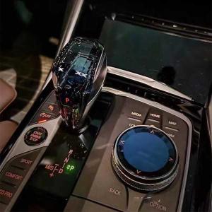 車 4 セットギアシフトノブハンドルクリスタル...の詳細画像3