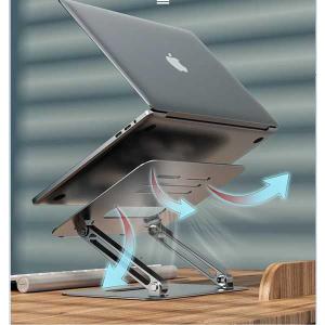Macbook air pro用の折りたたみ式アルミニウム合金ラップトップスタンド 冷却ブラケット｜itesa