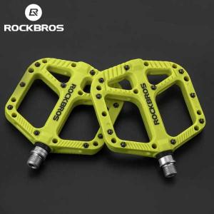 Rockbros-フラットプラットフォームとBMXペダルを備えた超軽量ナイロンサイクリングペダル｜itesa
