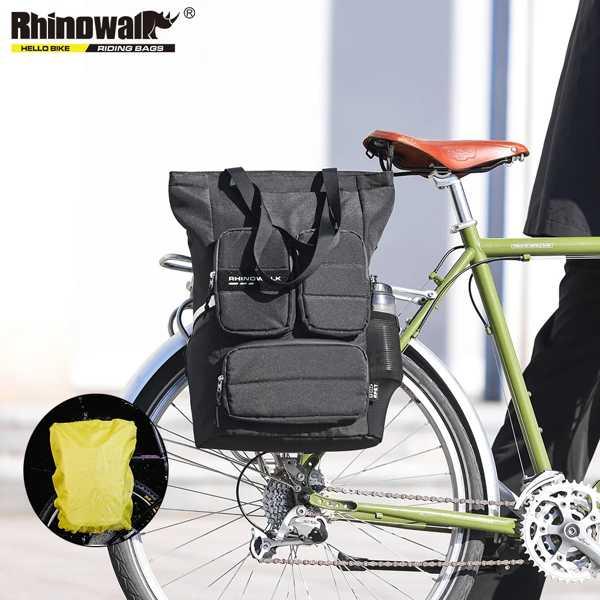 Rhinowalk-サイクリング用の25l防水バックパック 多機能収納バッグ レインカバー付き