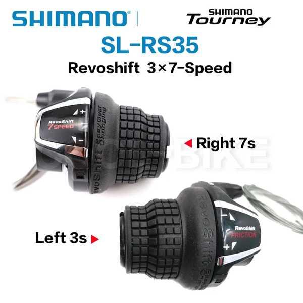 Shimano-ギアシフトレバー 3x6s 3x7s 18s 21s ハンドル付き自転車ハブ rs3...