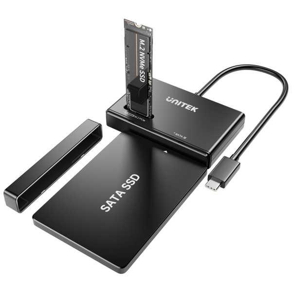 Unitek-M.2 nvme ssdハウジング USB 3.2からm2 SATAへのアダプター ソ...