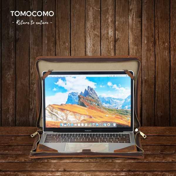 Tomocomo-macbook pro、ビジネスブリーフケース、保護ラップトップケース用のクレイジ...
