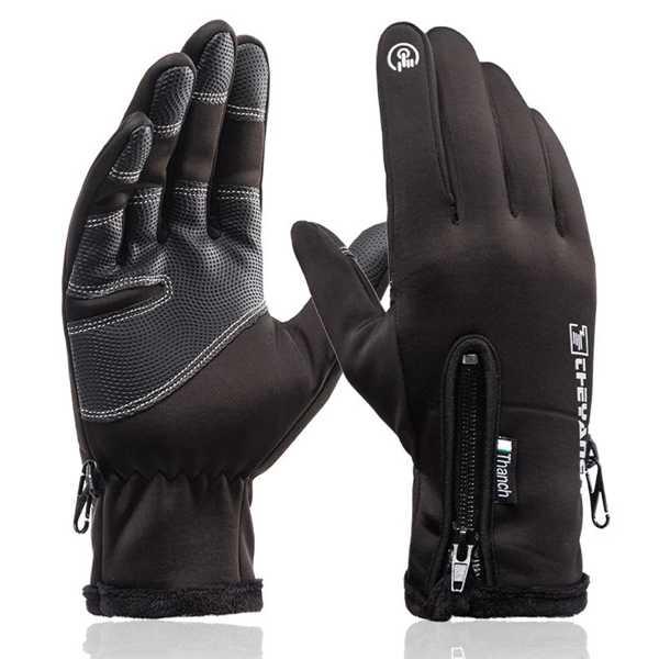オートバイ用の暖かいサーマル手袋 スピードレース用の完全な防水ベルベット手袋 モトクロス用 冬用