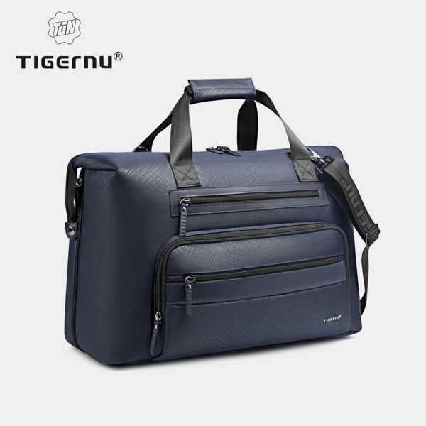 Tigernu-男性用の大容量の拡張可能な6lトラベルバッグ スタイリッシュなメンズラゲッジバッグ ...