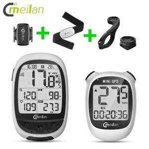 Meilan-自転車コンピューター GPSナビゲーション付きスポーツデバイス ワイヤレス Bluetooth 4.0 走行距離計 2 m3｜itesa
