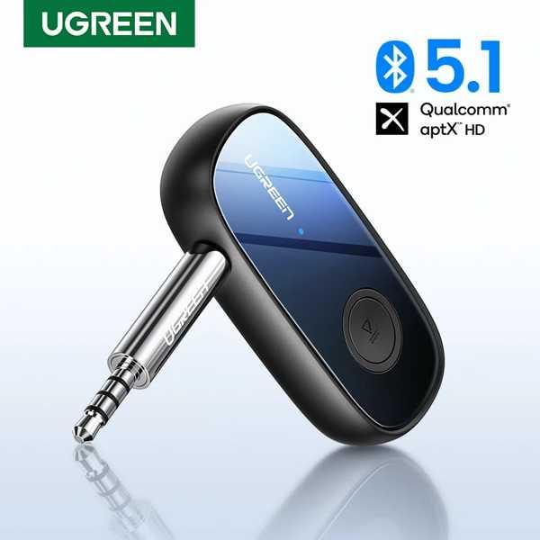 Ugreen-オーディオレシーバー-Bluetooth 5.0 Aptx ll 3.5mmジャック ...
