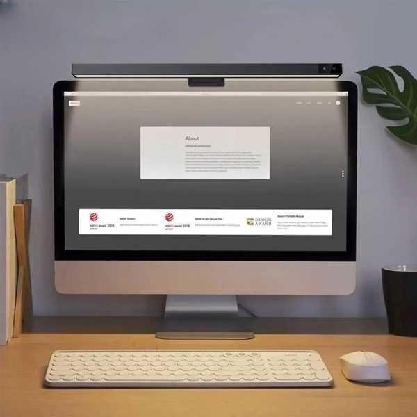 Xiaomi-調光可能なledデスクランプ オフィスコンピュータ スクリーンバー 目の世話 勉強 読...