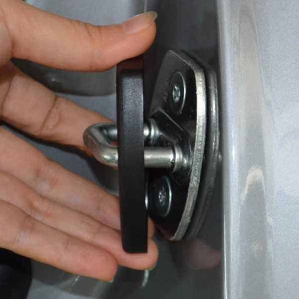 カスタムメイドの車のドアのロックカバー 4ピース 車両のインテリア用保護バックルカバー ヨタプリウス...