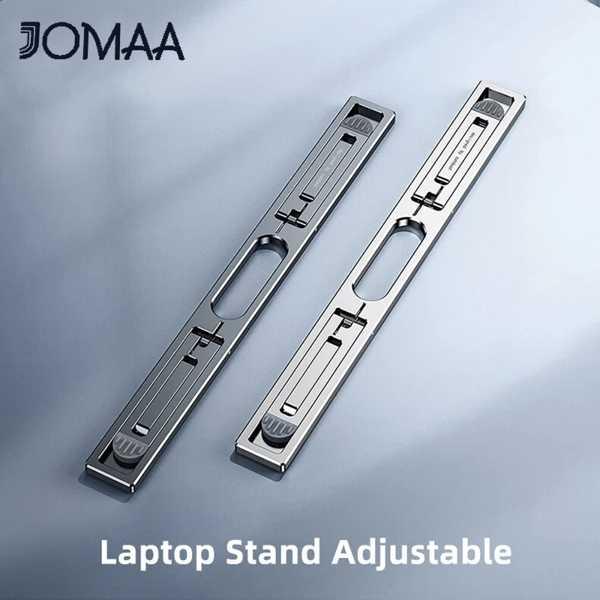 Joma-2つの調整可能なアルミニウム合金ラップトップスタンド 冷却スタンド 熱放散 ノートブックス...