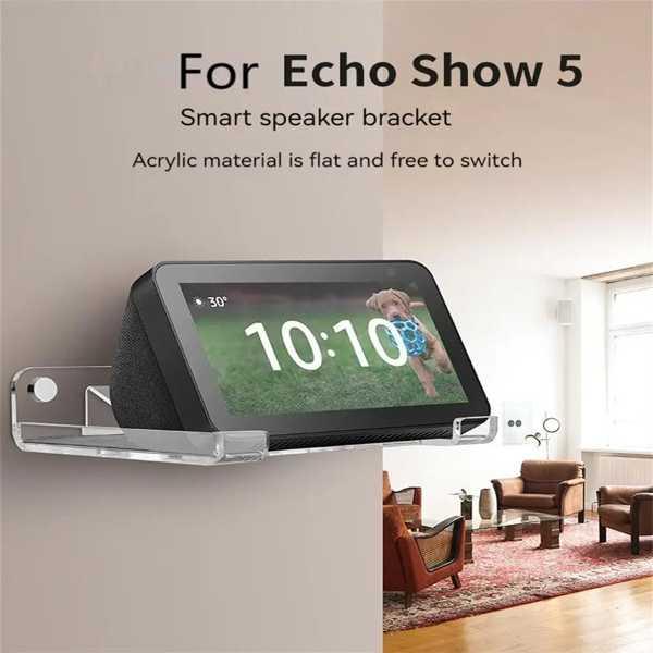 Echo show 5用収納ブラケット 滑り止め壁掛けブラケット スピーカーアクセサリー 5.5イン...