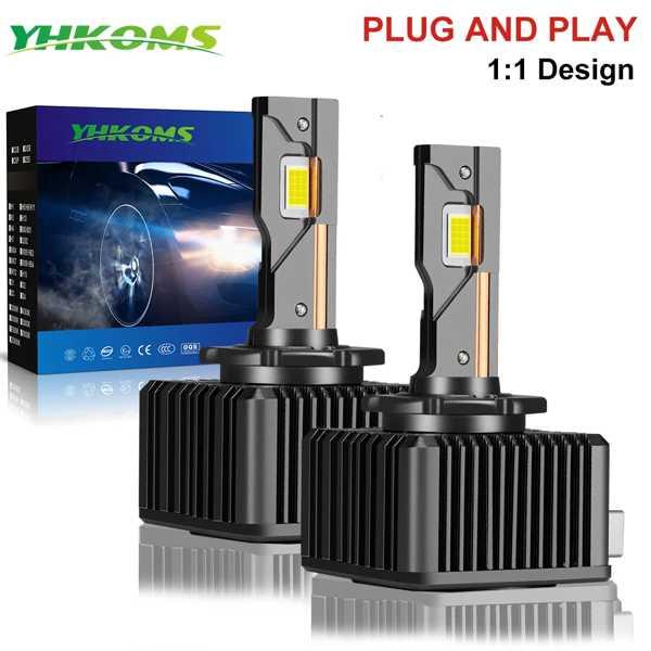 Yhkoms-超高輝度車のヘッドライト電球、d1s、d3s、canbus電球、csp、d4s、d2s...