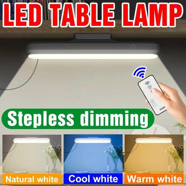 ポータブルLEDテーブルランプ リモコン付きUSB常夜灯 ベッドサイドテーブル 照明 部屋の装飾 子...