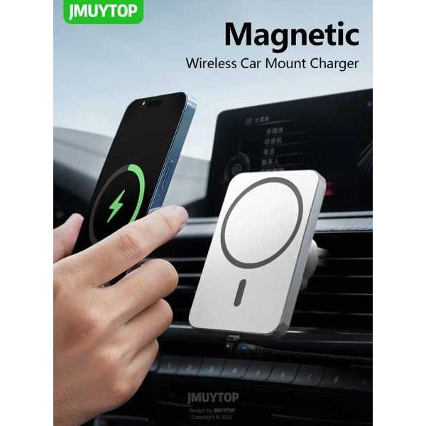 磁気ワイヤレス充電器マウント iphone 15  14  13 pro max 急速充電ホルダー ...