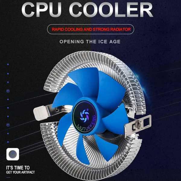Intel amd 775  1150  1155  3ピンラジエーター デスクトップPC冷却ファン...