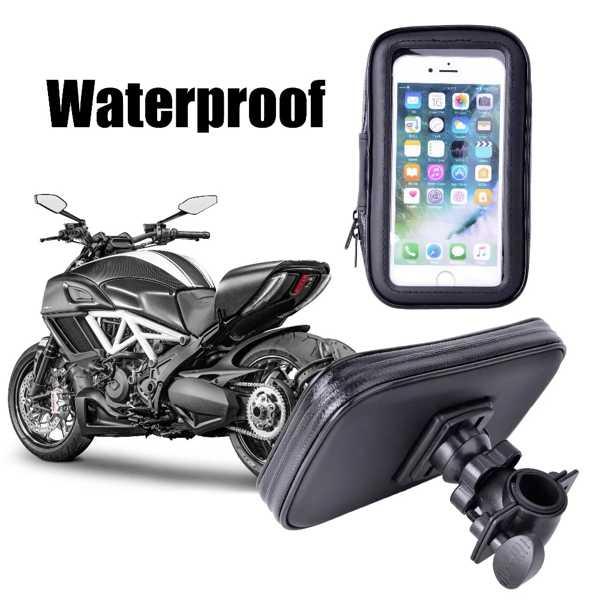 オートバイ用防水携帯電話ケース バイク用防水モーターサイクルハンドルケース 8個