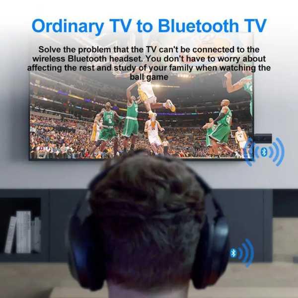 オーディオ送信機と互換性のあるUSBアダプター Bluetooth 5.2 TVコンピューター/5ホ...