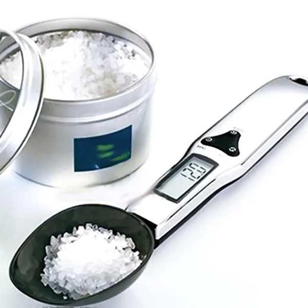 正確なデジタルキッチン測定 500g/0.1g 計量スプーン 電子スクープ 重量 容量 食品スケール