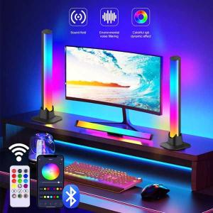 スマート RGB LED ライトバーナイトライト APP& リモコン音楽同期ライト雰囲気ランプバックライトゲーム TV PC ルーム装飾｜itesa