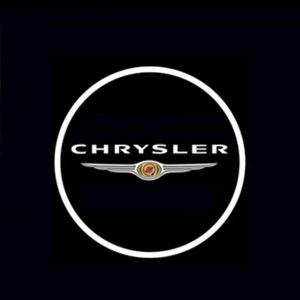 Chrysler 300m Sebring 200 300s pifica 300 300c用のLEDドアウェルカムライト プロジェクターランプ ロゴ
