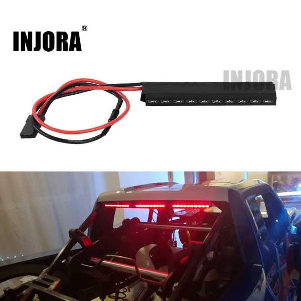 Injora 32/62ミリメートルブレーキライトランプ1/10 rcクローラ軸SCX10 9004...